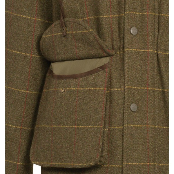 Alan Paine Combrook Mens Tweed Shooting Field Coat - Regular Fit - Iron ...